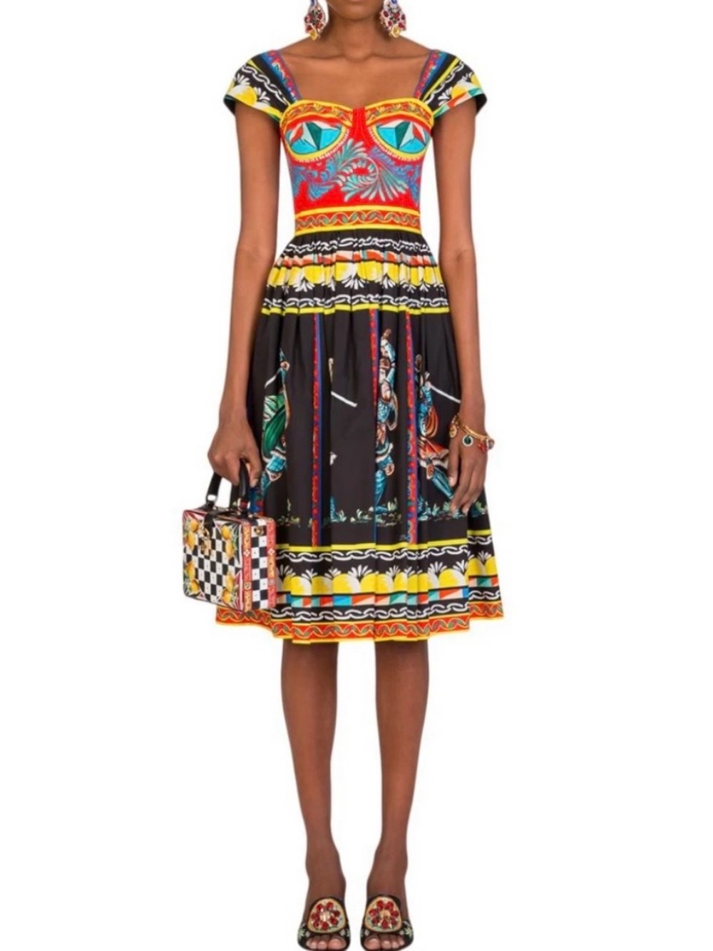 Dolce & Gabanna Caretto Bustier Dress